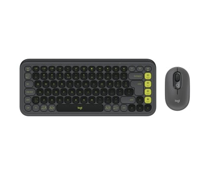 Zestaw klawiatura i mysz Logitech POP ICON Combo grafit
